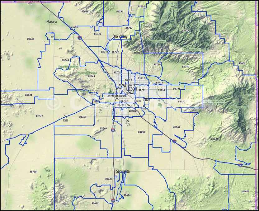 Tucson Arizona Zip Codes Map Online Map Around The World Sexiz Pix